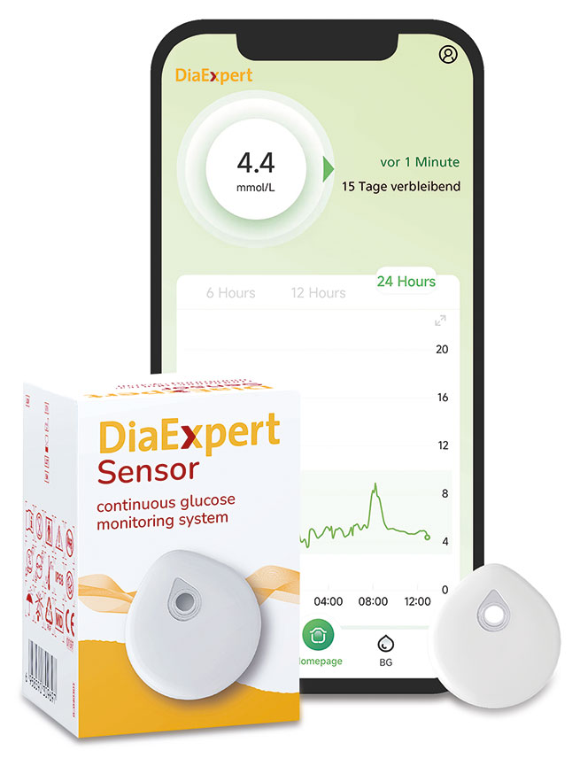 Das DiaExpert CGM-System Das DiaExpert CGM-System