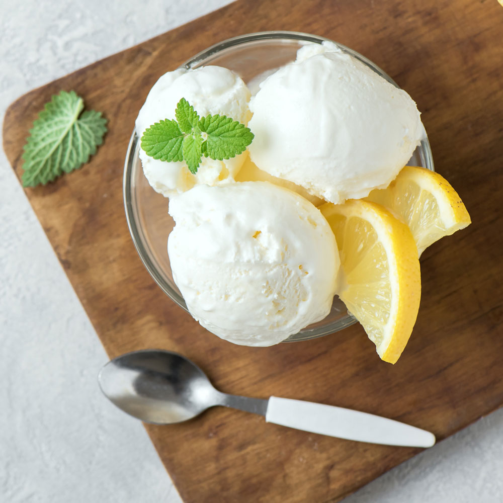 Zitronen-Joghurt-Eis selbst machen