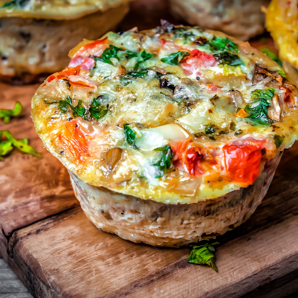 Gemüse Thunfisch Muffins