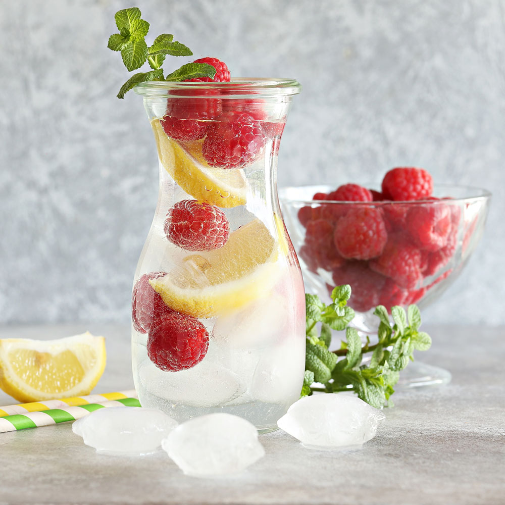 Zitrus-Himbeer-Limonade