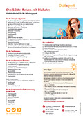 Checkliste: Reisen mit Diabetes