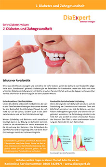 7. Diabetes und Zahngesundheit