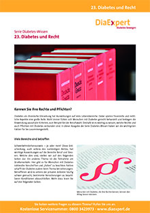 23. Diabetes und Recht